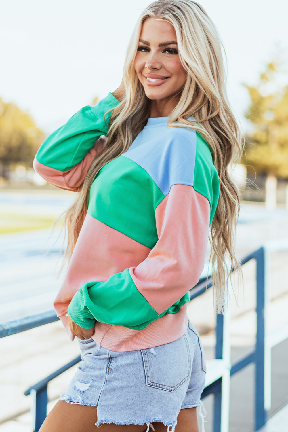 Patchwork Sweatshirt