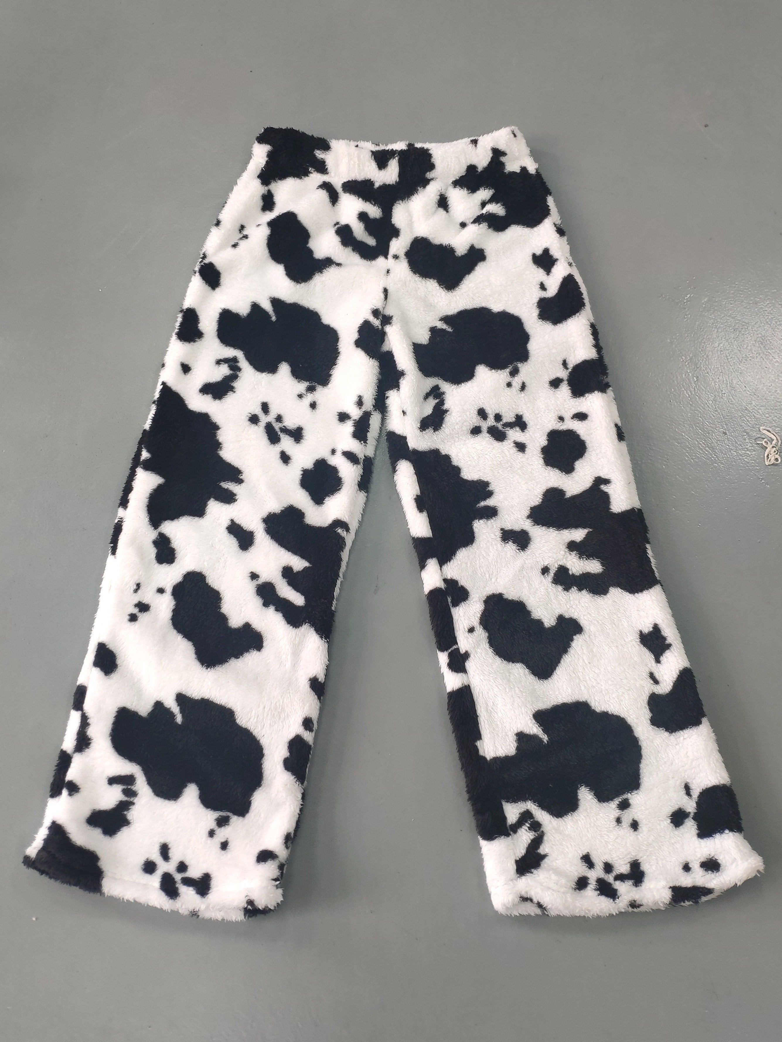 Women's High-Waisted Flannel Pants