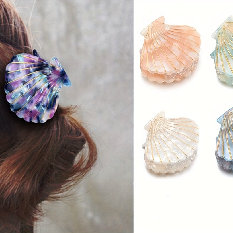1pc Shell Design Hair Claw