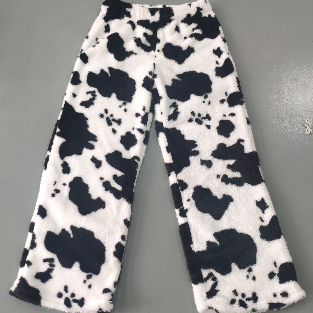 Women's High-Waisted Flannel Pants