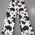 Women's High-Waisted Flannel Pants