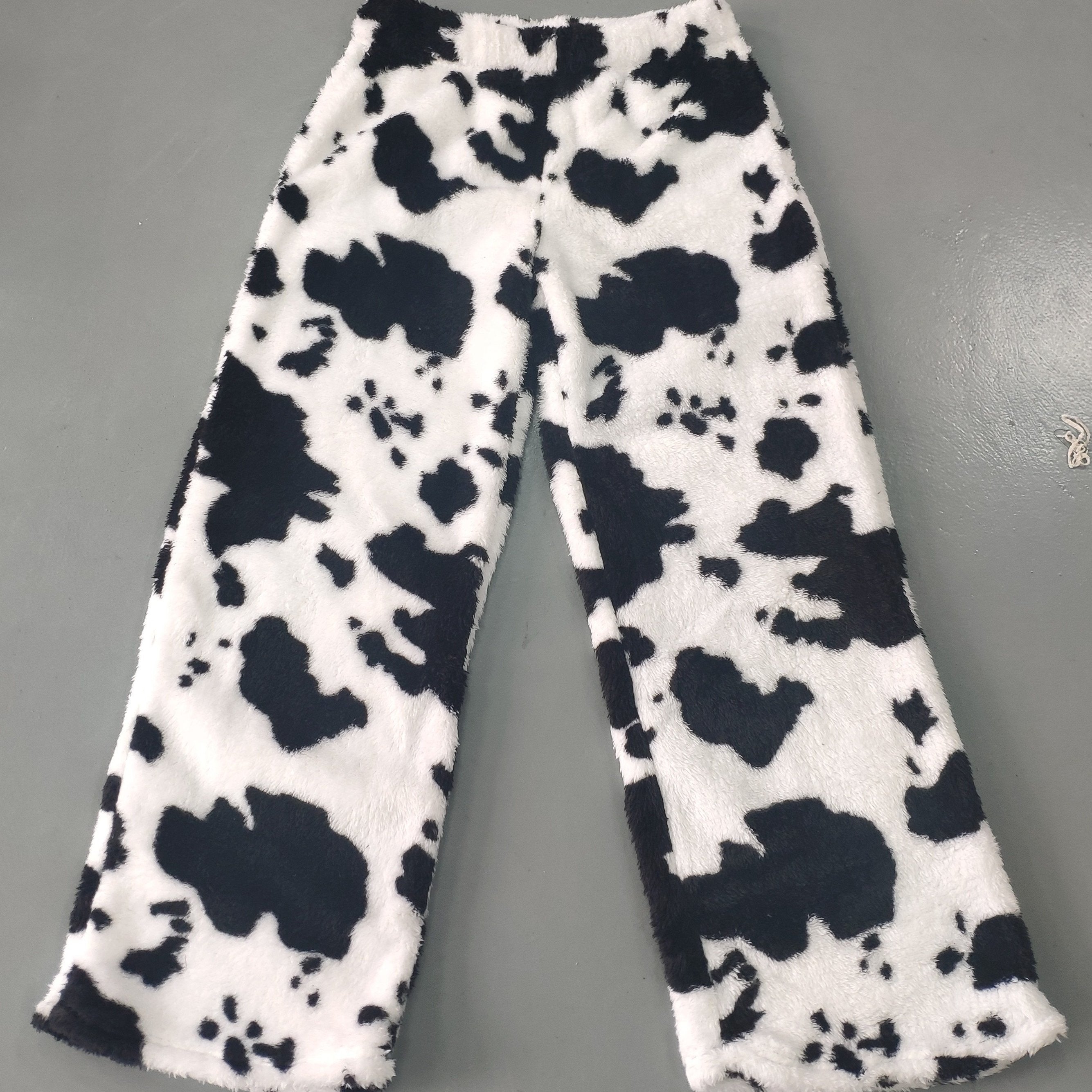 Women's High-Waisted Flannel Pants