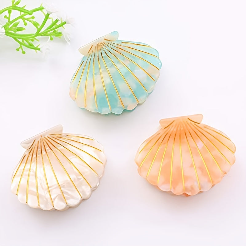 1pc Shell Design Hair Claw