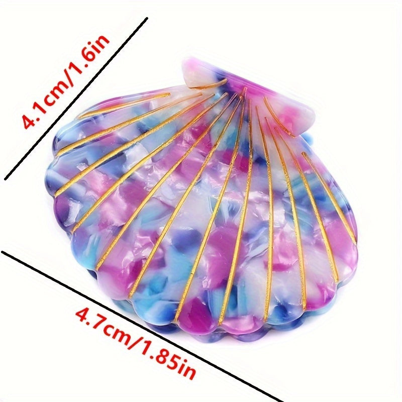 1pc Shell Design Hair Claw