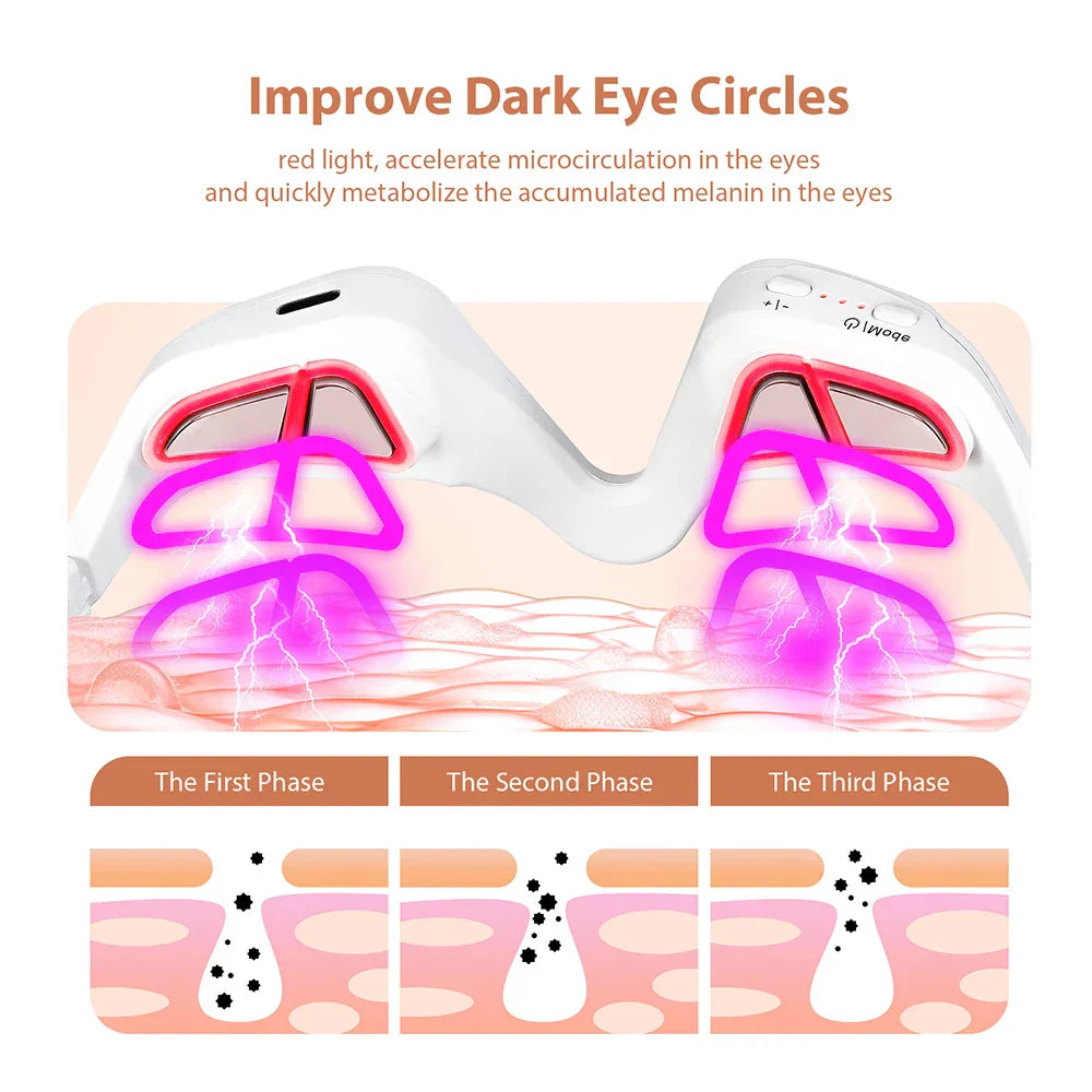 3D Eye Massager – Red Light Therapy
