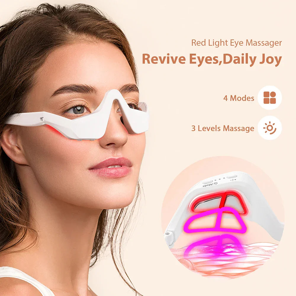3D Eye Massager – Red Light Therapy