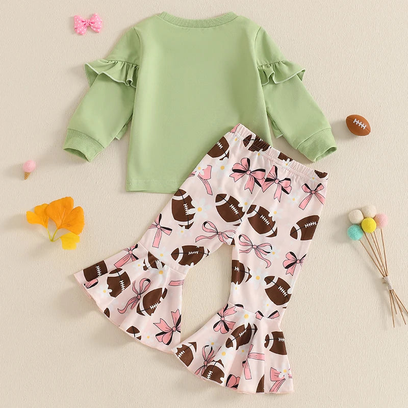 Kids 2-Piece Outfit Floral Sweatshirt