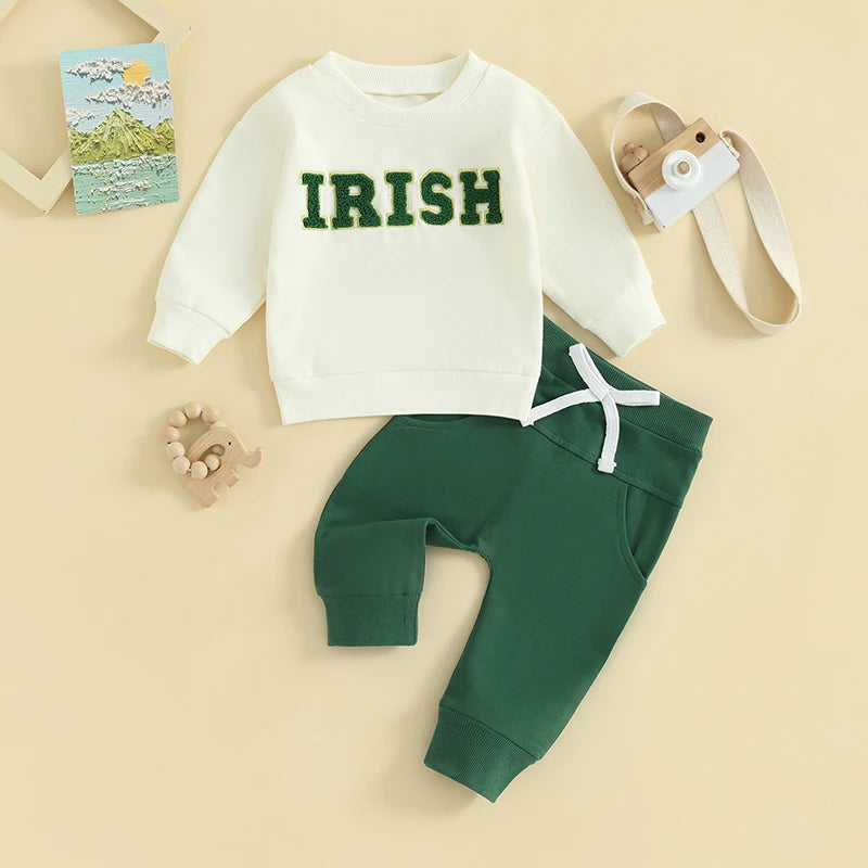 Stylish 2-Piece St Patrick s Day Pullover