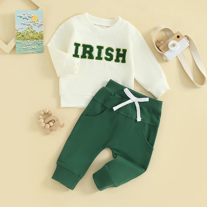 Stylish 2-Piece St Patrick s Day Pullover