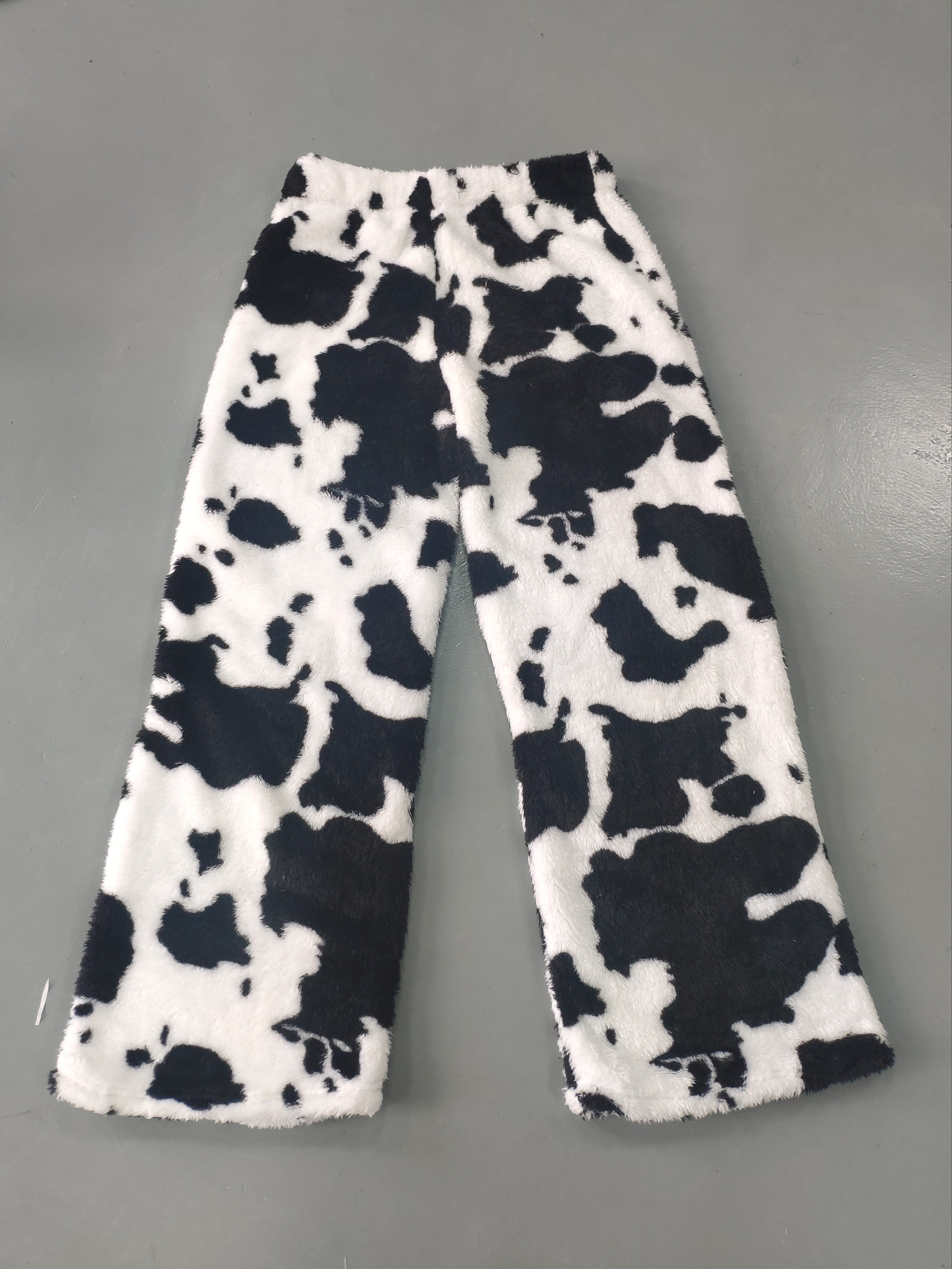 Women's High-Waisted Flannel Pants
