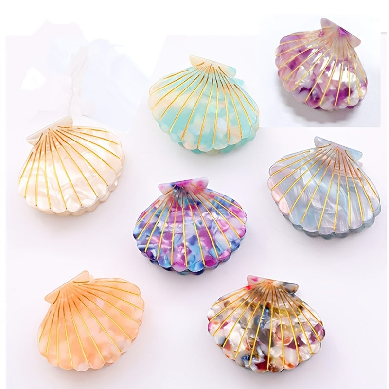 1pc Shell Design Hair Claw
